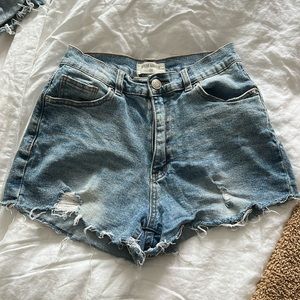 Soft Denim Shorts